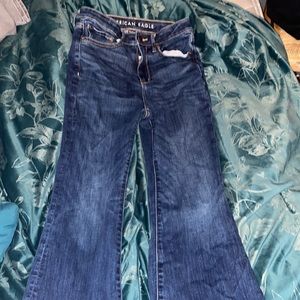 American eagle super high rise flare